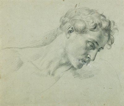Hovedstudie for "Arindal og Daura" av Johann Peter Krafft