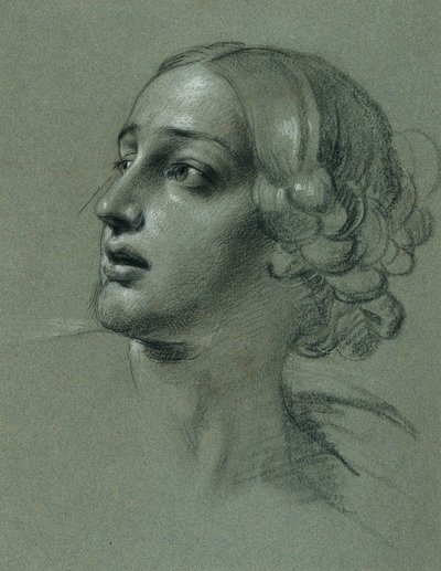 Hovedstudie for "Arindal og Daura" av Johann Peter Krafft