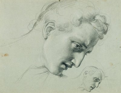 Hovedstudie for "Arindal og Daura" av Johann Peter Krafft
