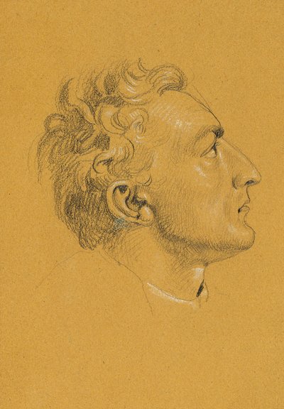 Hovedstudie for "Return of Emperor Franz from Pressburg" av Johann Peter Krafft