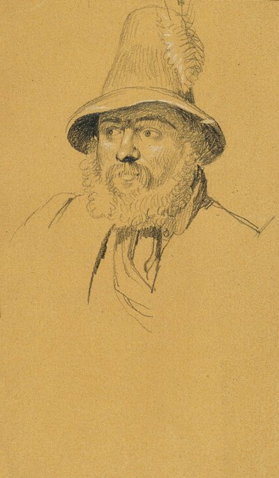 Hovedstudie for "Scene fra Tyrolean Freedom Fight" av Johann Peter Krafft