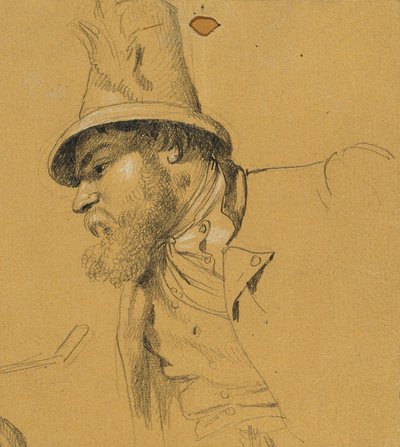 Hovedstudie for "Scene fra Tyrolean Freedom Fight" av Johann Peter Krafft