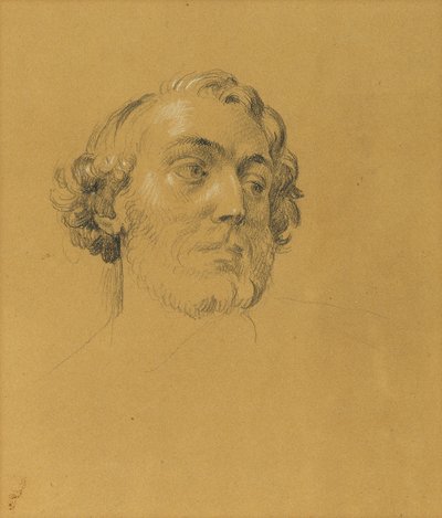 portrettstudie av Johann Peter Krafft