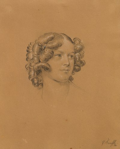 Portrettstudie for "Entrance after the Peace of Paris" av Johann Peter Krafft