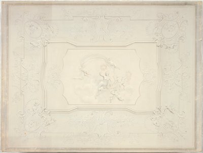 Stuccotak i spisesalen i Nedre Belvedere av Johann Peter Krafft