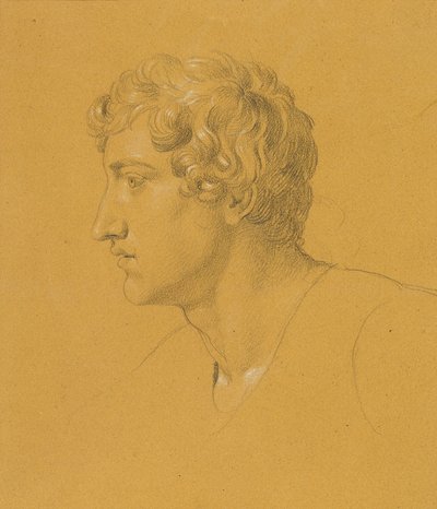Studie av et hode av Johann Peter Krafft