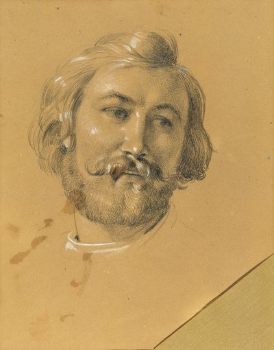 Studie for "Rüdiger og Angelika" av Johann Peter Krafft