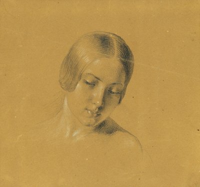 Studie for "Rüdiger og Angelika" av Johann Peter Krafft