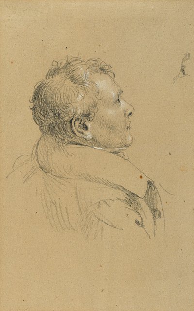 Studie om "keiser Franz tilbake fra Pressburg" av Johann Peter Krafft