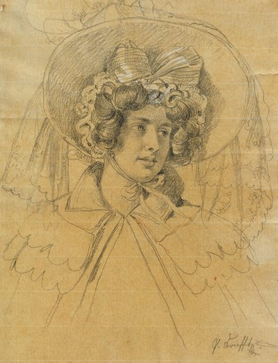 Studie om "keiser Franz tilbake fra Pressburg" av Johann Peter Krafft