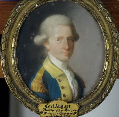Carl August, storhertugen av Sachsen-Weimar-Eisenach, 1780 av Johann Philipp Bach