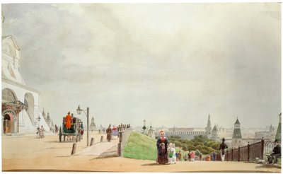 I Kreml i Moskva, 1839. av Johann Philipp Eduard Gartner