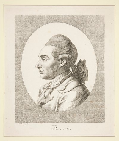 Portrett av P av Johann Rudolph Schellenberg