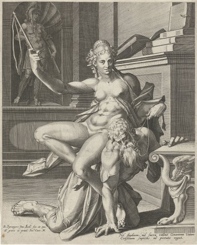 Aristoteles og Phyllis av Johann Sadeler (I)