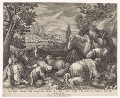 kallet til Abraham av Johann Sadeler (I)