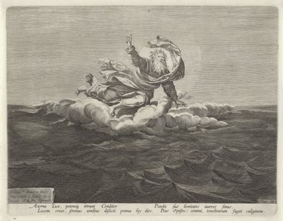Skapelse av lys og mørke Creation of the World (serietittel) av Johann Sadeler (I)