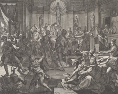 Et lysthus, 1588. av Johann Sadeler I