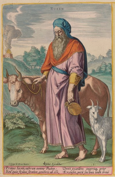 Ruben, ca. 1585. av Johann Sadeler I