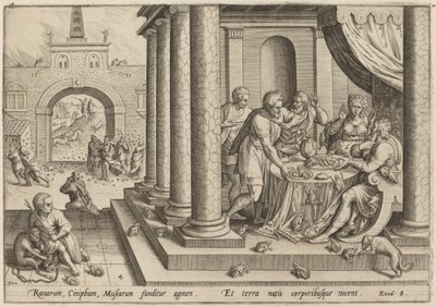 Froskens pest, 1585. av Johann Sadeler I