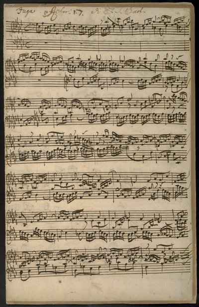 Legg til MS 35021, f.14 Prelude 17 è Fugue, fra 