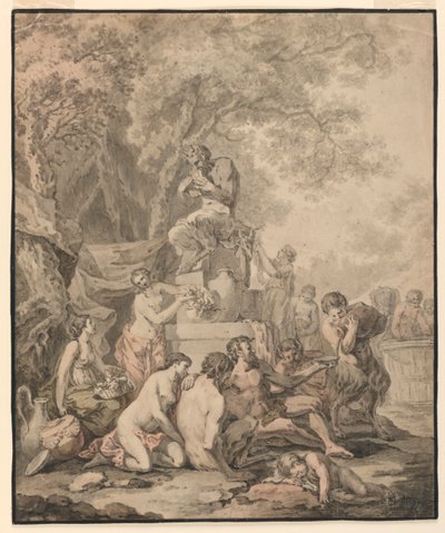 Bacchanalsk scene av Johann Sebastian Bach