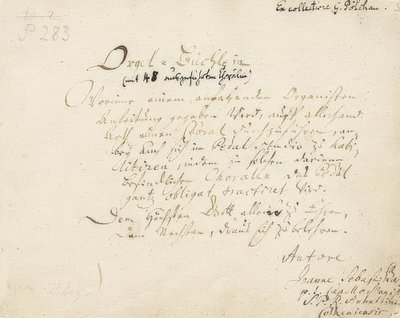 Tittelside til Orgelhefte. Rundt 1700-1719 av Johann Sebastian Bach