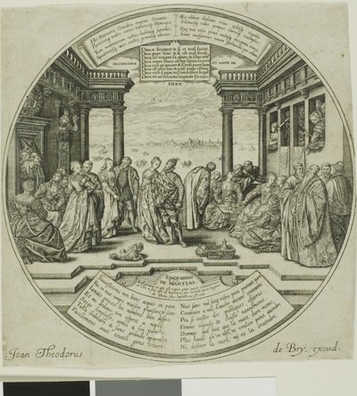 Det venetianske bryllupet av Johann Theodor de Bry