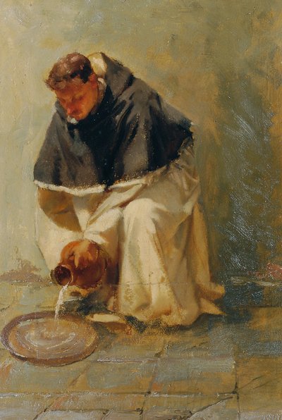 Selvportrett som dominikaner av Johann  Till der Jüngere