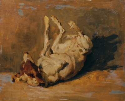 Veltende hund av Johann  Till der Jüngere