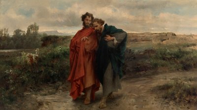 veien til Emmaus av Johann  Till der Jüngere