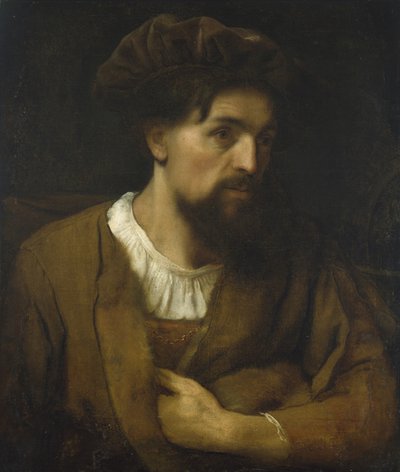 Portrett av en filosof (olje på lerret) av Johann Ulrich Mayr