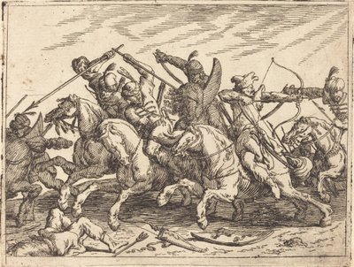 Innfall av ulike kamper av Johann Wilhelm Baur