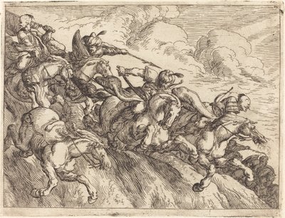Innfall av forskjellige slag, 1635. av Johann Wilhelm Baur