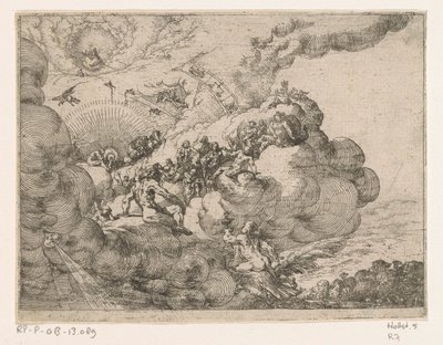 Himmel Fire elementer (serietittel) av Johann Wilhelm Baur