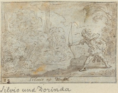 Silvio og Dorinda av Johann Wilhelm Baur
