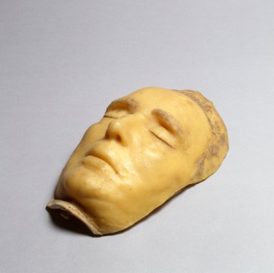 Death Mask of Frederick II, Landgrave of Hessen-Cassel, 1785 (voks og hår) av Johann Wilhelm Kirchner