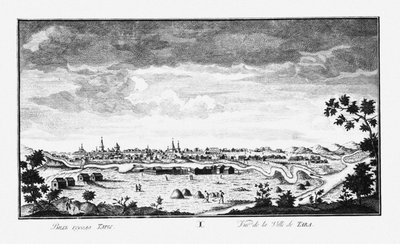 Utsikt over Tara, ca 1735 av Johann Wilhelm Lürsenius