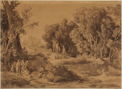 Kunstens oppfinnelse i Kains slekt (1. Mosebok 4, 20-22) av Johann Wilhelm Schirmer