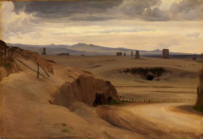 Utsikt over den romerske Campagna av Johann Wilhelm Schirmer