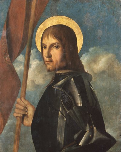 Warrior Saint, ca. 1506 (olje på panel) av Johannes (fl.16th century) Hispanus