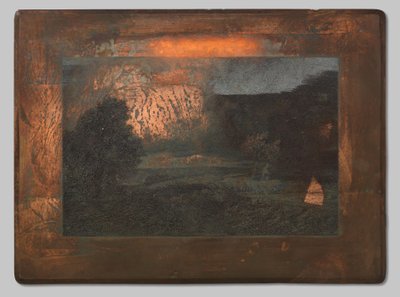 Landskap med saueflokk av Johannes Arnoldus Boland (signed by artist)