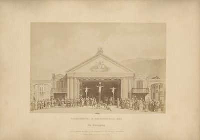 Pasjonsspill fra Ober-Ammergau - Korsfestelsen av Johannes Bernhard