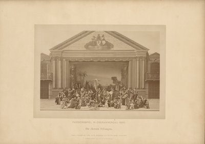 Pasjonsspill fra Ober-Ammergau - The Brazen Serpents av Johannes Bernhard