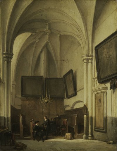 Vestry av St Stephen-kirken i Nijmegen av Johannes Bosboom