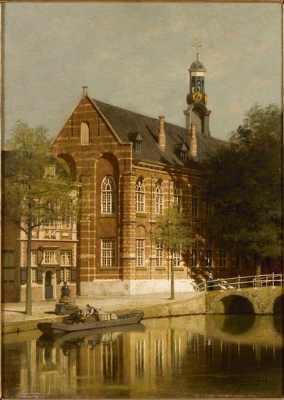 Utsikt over Leiden. av Johannes Christiaan Karel Klinkenberg
