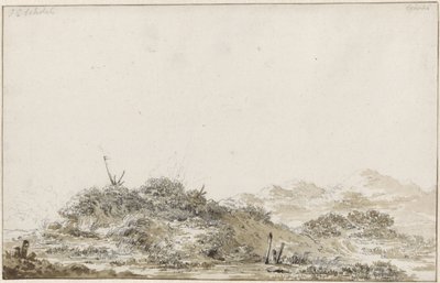 sanddynelandskap av Johannes Christiaan Schotel