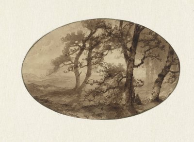 skogkanten av Johannes Franciscus Hoppenbrouwers