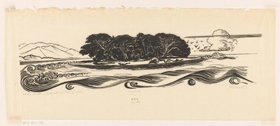 Vader Smit, Geelvink Bay, Dutch New Guinea (original tittel på objekt) av Johannes Frederik Engelbert ten Klooster (signed by artist)