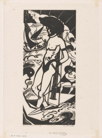Pirates (original tittel på objekt) av Johannes Frederik Engelbert ten Klooster (signed by artist)
