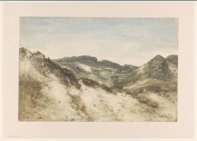 Sanddynelandskap ved Zorgvliet av Johannes Gijsbert Vogel